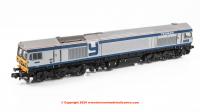2D-005-000 Dapol Class 59 Diesel Locomotive number 59 005 named "Kenneth J Painter" in Foster Yeoman silver livery